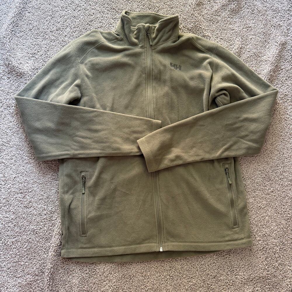 Helly Hansen Men’s Daybreaker Fleece Jacket Olive Green Sz L